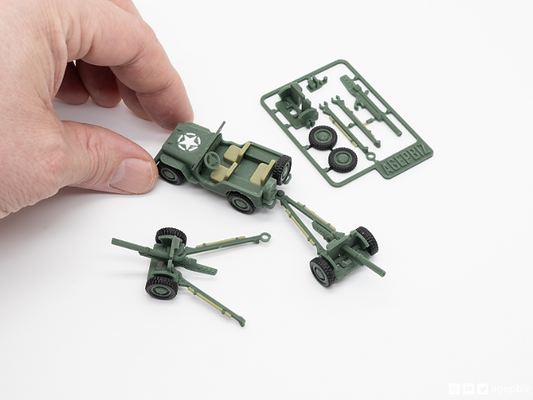 37mm Gun M3 for the Jeep Kit Card