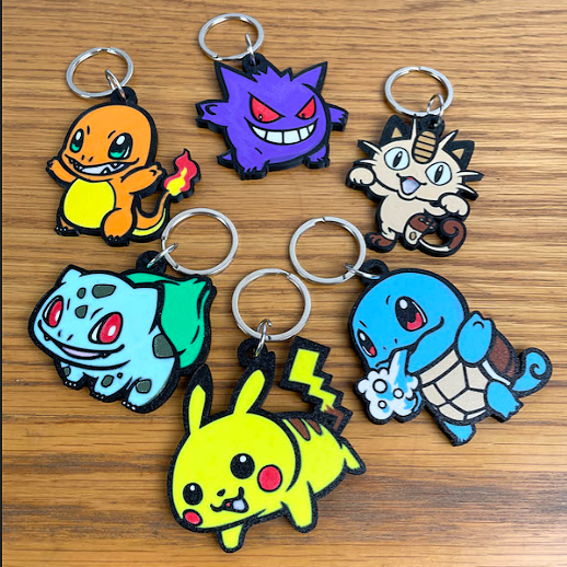 Pokemon Meowth Keychain