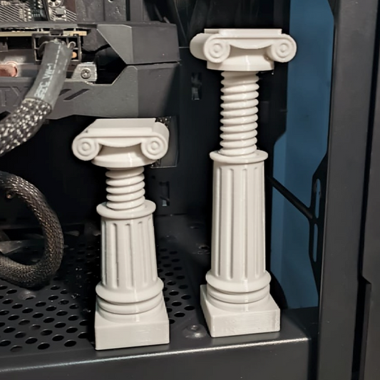 Adjustable Greek Pillar GPU Support